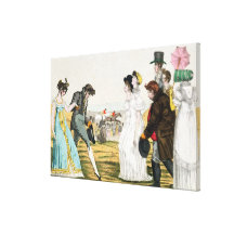 The Parisienne in London Stretched Canvas Prints