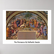The Parnassus By Raffaello Sanzio Posters