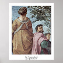 The Parnassus Detail By Raffaello Sanzio Print