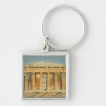 The Parthenon, Athens, 1810-37 Key Chain