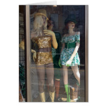 THE PARTY MANNEQUINS ARE READY TO PARTY BIRTHDAY cards