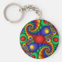 The Party Never Ends Key Chain