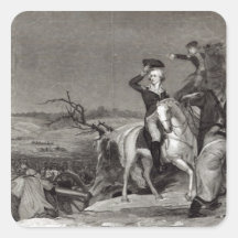 The Passage of the Delaware Square Stickers