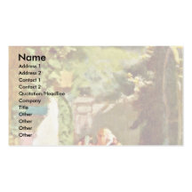 The Pastor As A Cactus Lovers By Spitzweg Carl Business Card Templates
