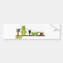 The patch, Organics Bumper Sticker