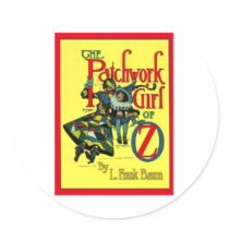 The Patchwork Girl Of Oz Round Sticker