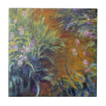 The Path Through the Irises by Claude Monet Tiles