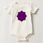 The Peace Flower Organic Onesie/Creeper