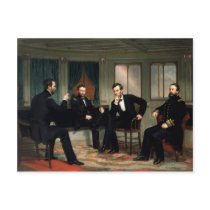 The Peacemakers with Abraham Lincoln Postcard