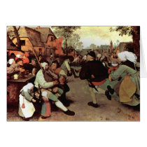 The Peasant Dance - 1568 Card
