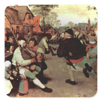 The Peasant Dance - 1568 Sticker