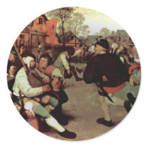 The Peasant Dance - 1568 Round Stickers