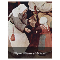 The Peasant Dance, (Detail) By 0 (Best Quality) Custom Flyer