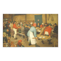The Peasant Wedding - 1568 Rectangle Stickers