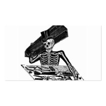"The People's Calavera" circa 1800's Mexico. Business Cards