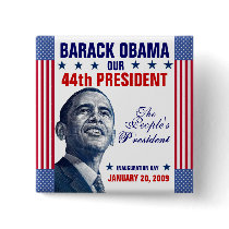 The People's President Buttons