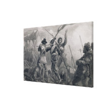 The Pequod War Stretched Canvas Print