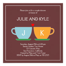 The Perfect Blend Engagement or Wedding Shower Custom Invites
