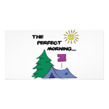 The Perfect Morning Customized Photo Card