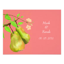The Perfect Pear Honeysuckle Pink RSVP Announcement
