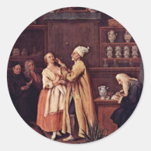 The Pharmacist By Longhi Pietro (Best Quality) Stickers