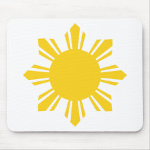 the Philippines   cropped sun, Philippines Mouse Pads