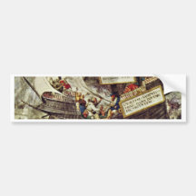 The Philosopher Pyrrho In Stormy Seas By Petrarca- Bumper Stickers