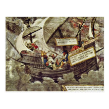 The Philosopher Pyrrho In Stormy Seas By Petrarca- Post Card