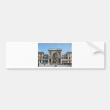 The Piazza Duomo square in Milan, Italy Bumper Sticker