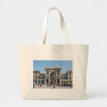 The Piazza Duomo square in Milan, Italy Canvas Bag