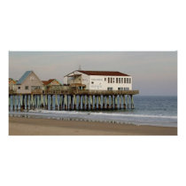 The Pier at Old Orchard Beach, Maine Customized Photo Card