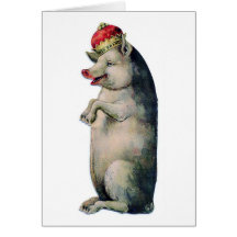 The Pig King, Greeting Card