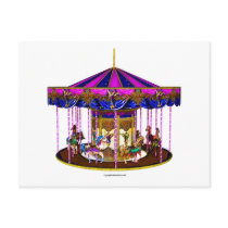 The Pink Carousel Post Cards