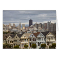 The Pink Ladies Victorian style houses in the Greeting Cards