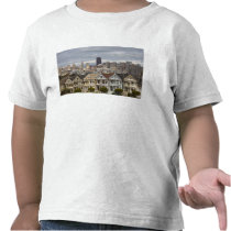 The Pink Ladies Victorian style houses in the Tshirt