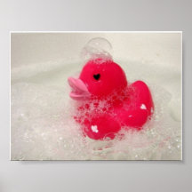 The pink Rubber Duckie Print