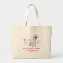 THE PINK SHEEP CANVAS BAG