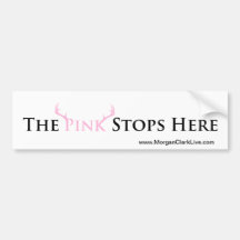 The pink stop on your bumper bumper stickers