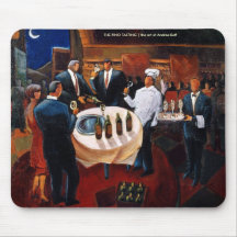 THE PINO TASTING | the art of Andrea Boff Mouse Mat