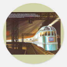 The Pioneer Zephyr 1934 Sticker