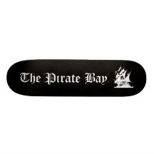 The Pirate Bay Skate Deck