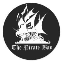 The Pirate Bay Round Sticker