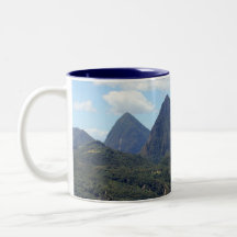 The Pitons and Soufriere Mug