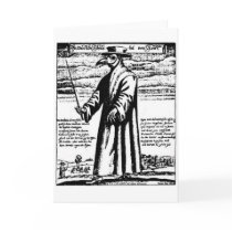 The Plague Doctor. Greeting Card