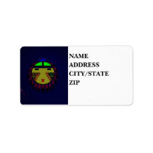 'The Plains' Custom Address Labels