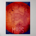 The Planet Mars Poster