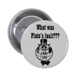 The Planet Pluto Button