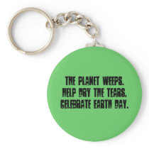 The Planet Weeps Keychain