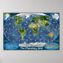 The Planetary Grid Print
