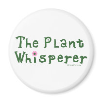 The plant whisperer fridge magnets